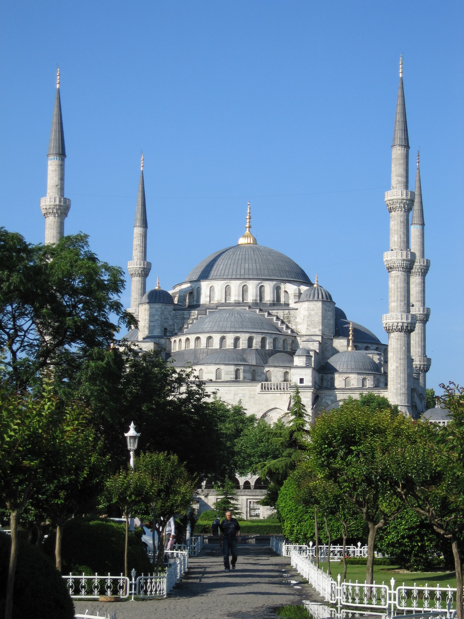 голубая мечеть снаружи в стамбуле